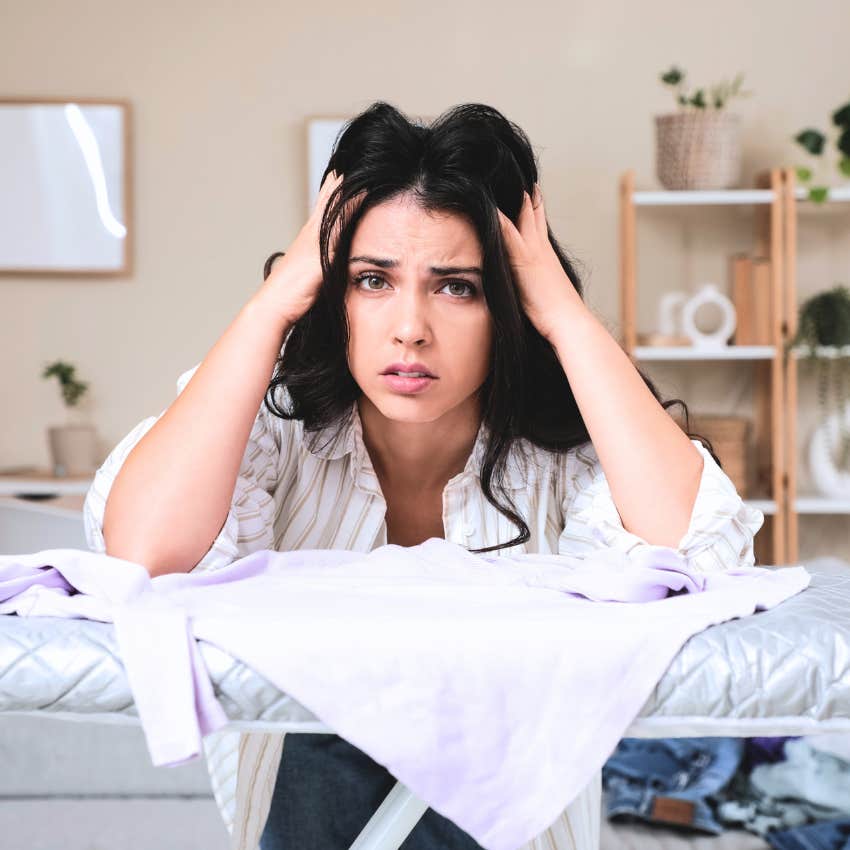 gen z woman annoyed with following strict gender roles in her relationship