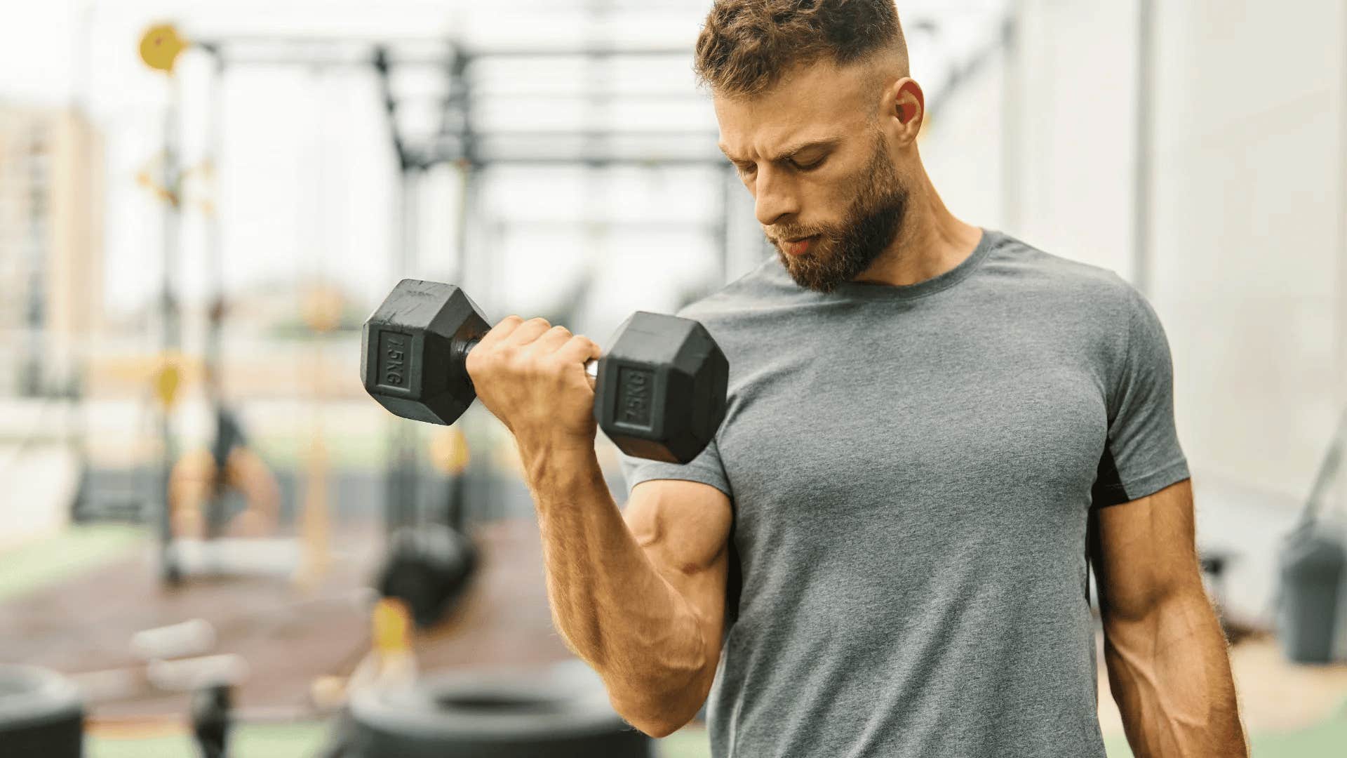 mentally strong man exercising to keep his mind right
