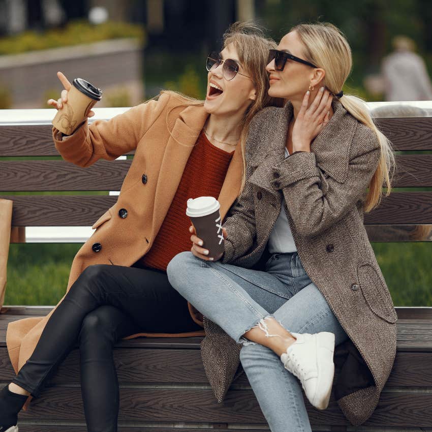 emotionally intelligent friend uncomfortable when woman embarrasses another to get laugh