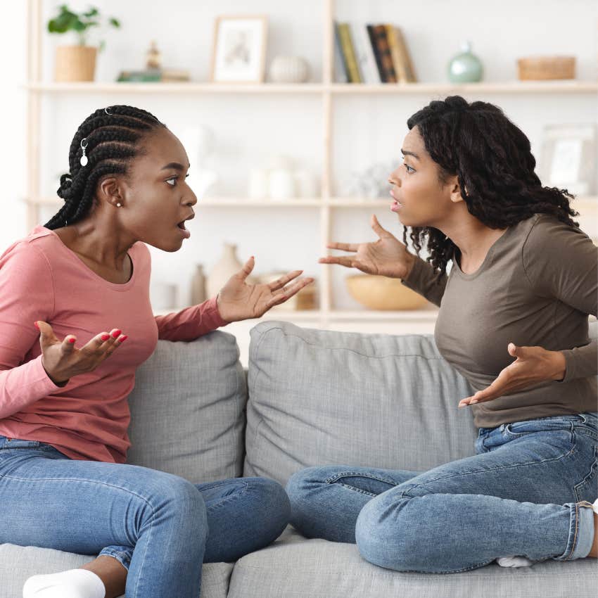 woman with zero self-awareness complaining that criticism is a personal attack