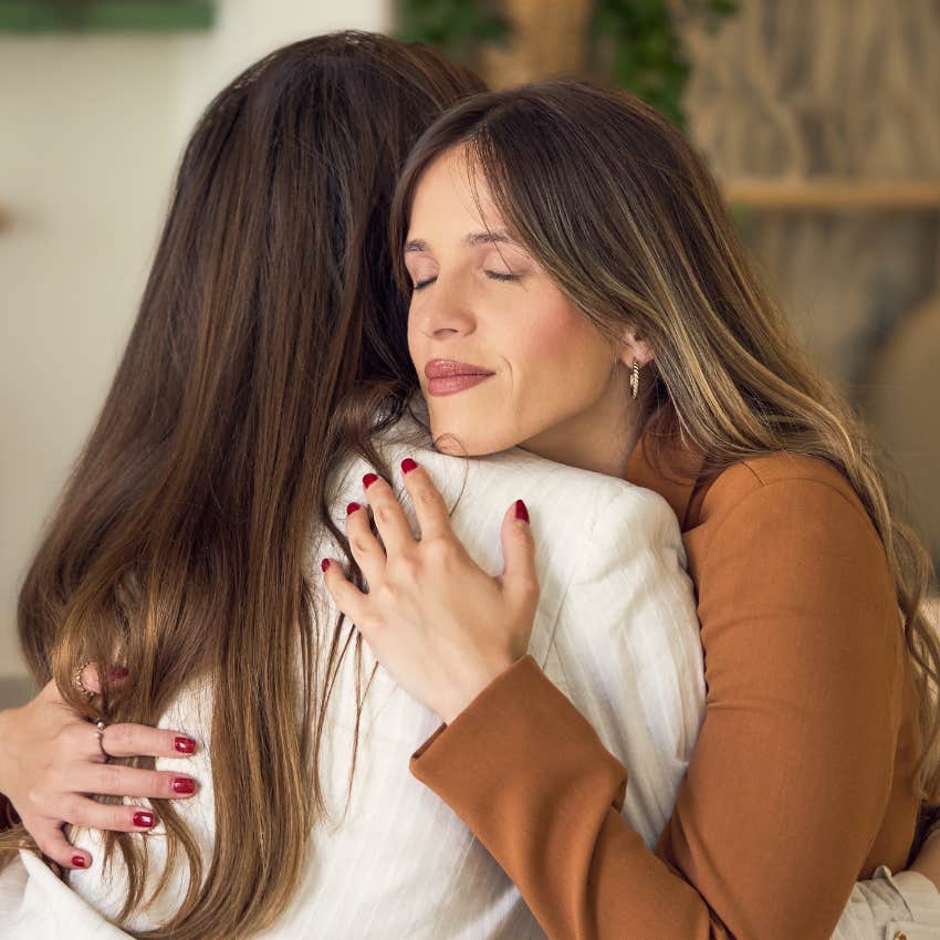 woman whose brain works differently notices her friend is only pretending to be okay