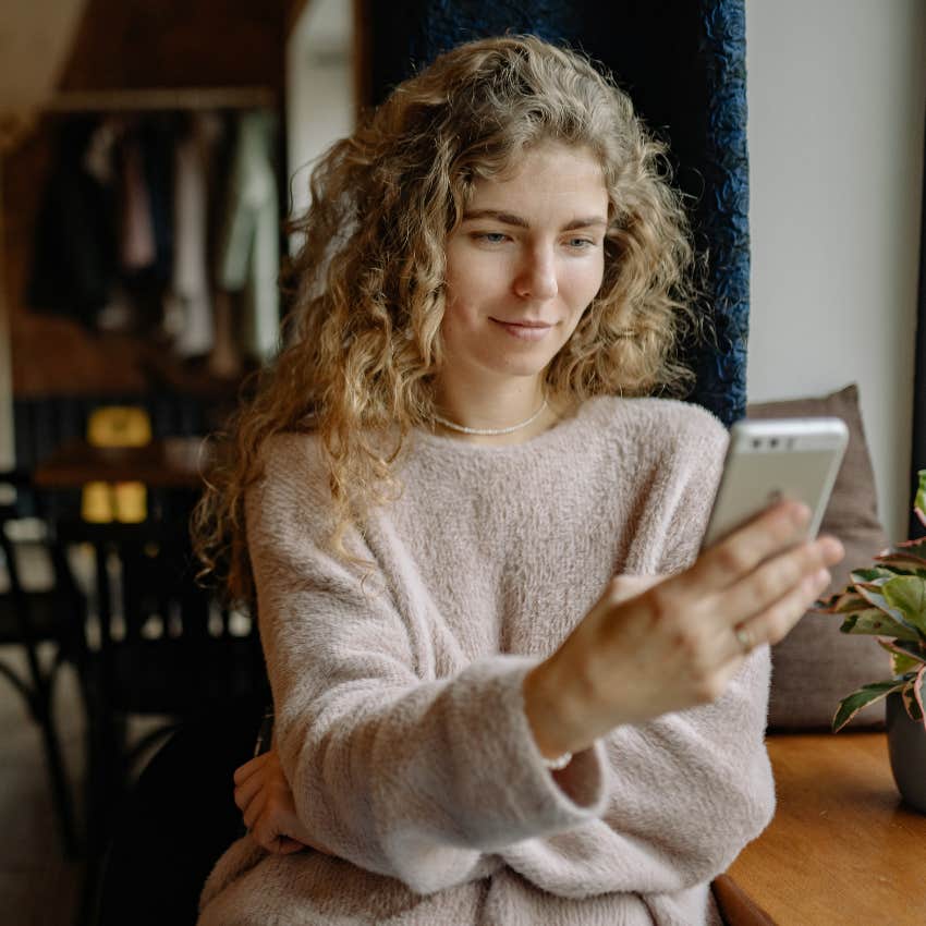 young woman feeling pressure from social media