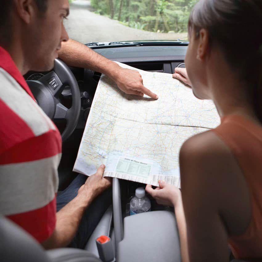 people who grew up in the 70s and 80s still keep a map in the car