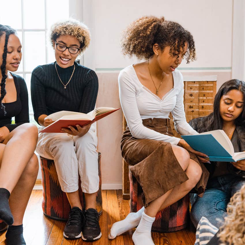 friends who can easily relate to each other because of books