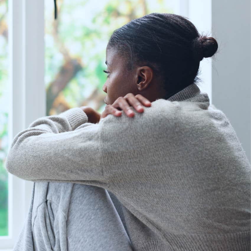 woman who doesn't process what she's feeling
