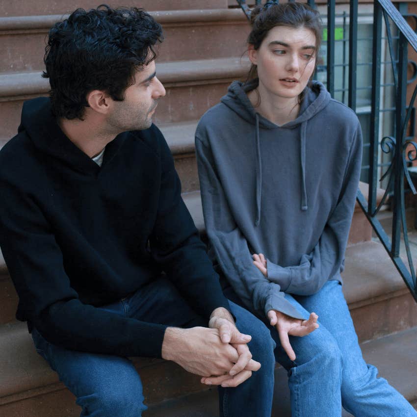 unhappy couple where one partner is dismissing the others wants