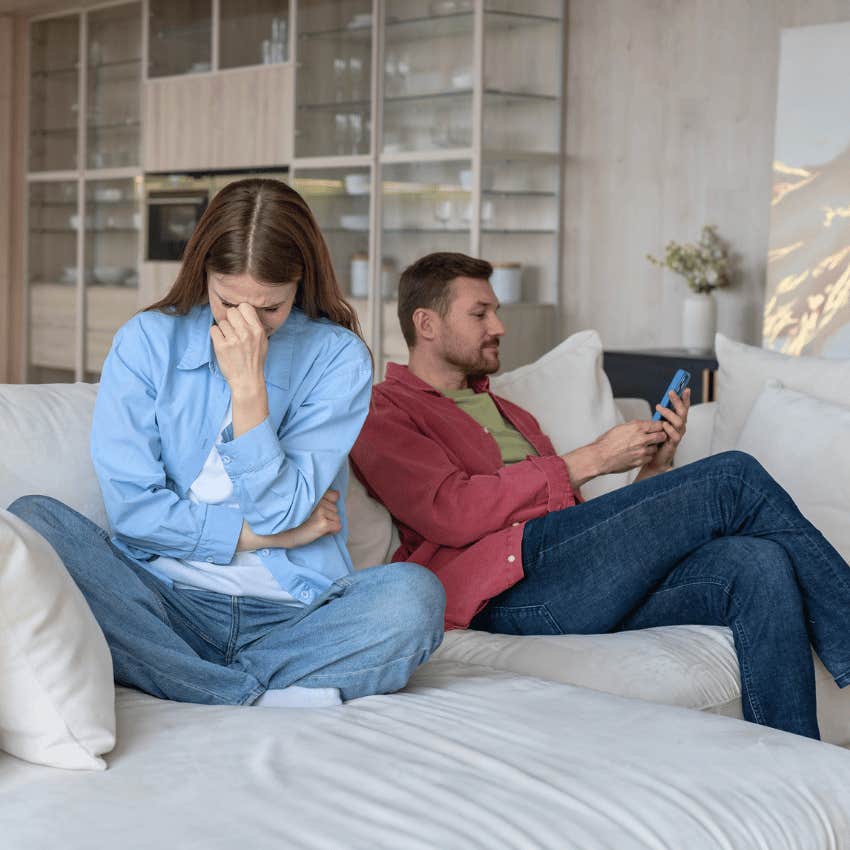 unhappy woman not receiving admiration from partner