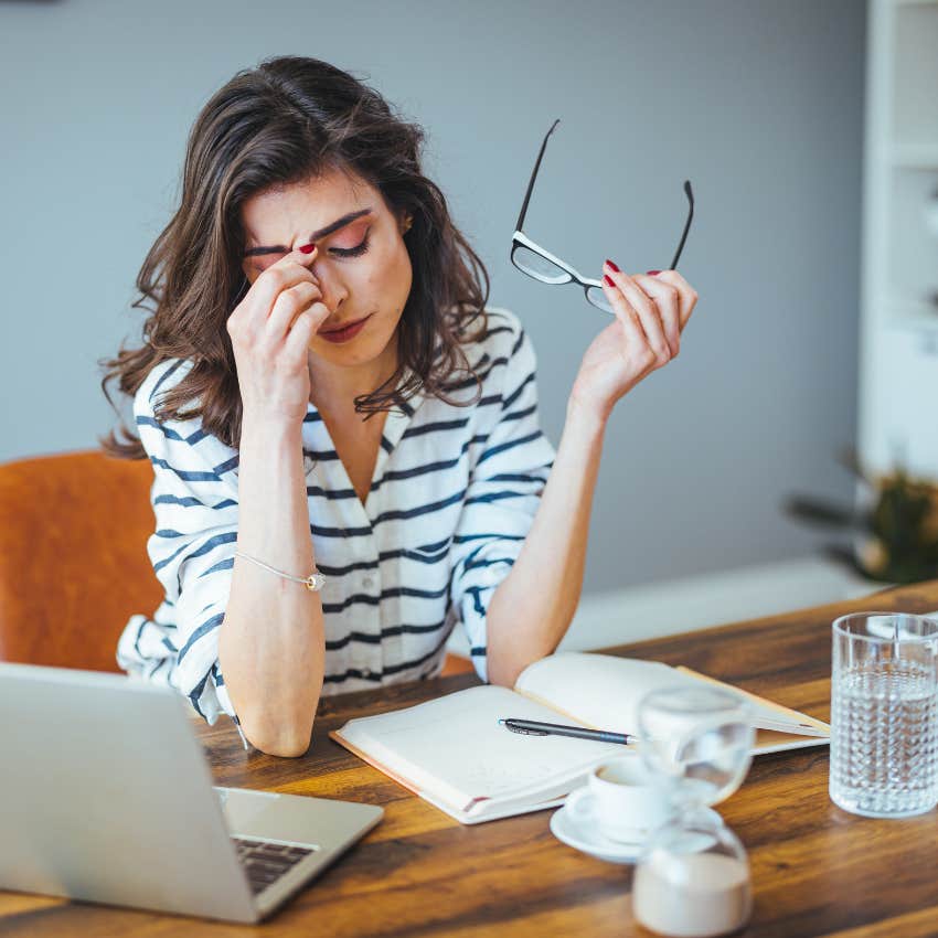 millennial woman who's going to call out of work for her mental health