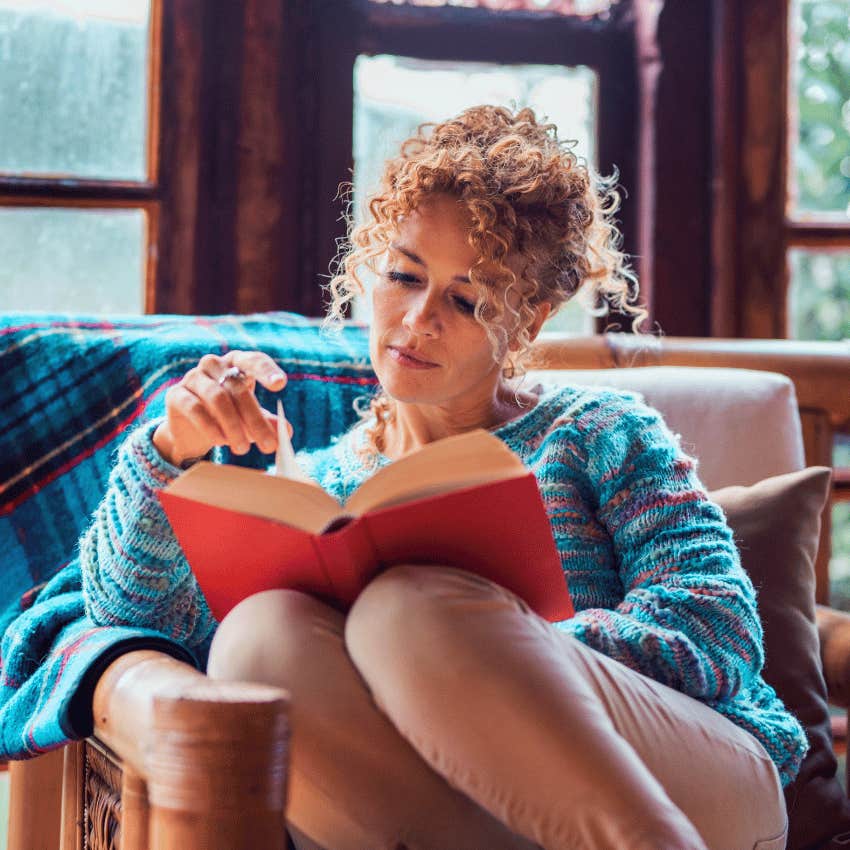 woman supporting her partner through depression by educating herself