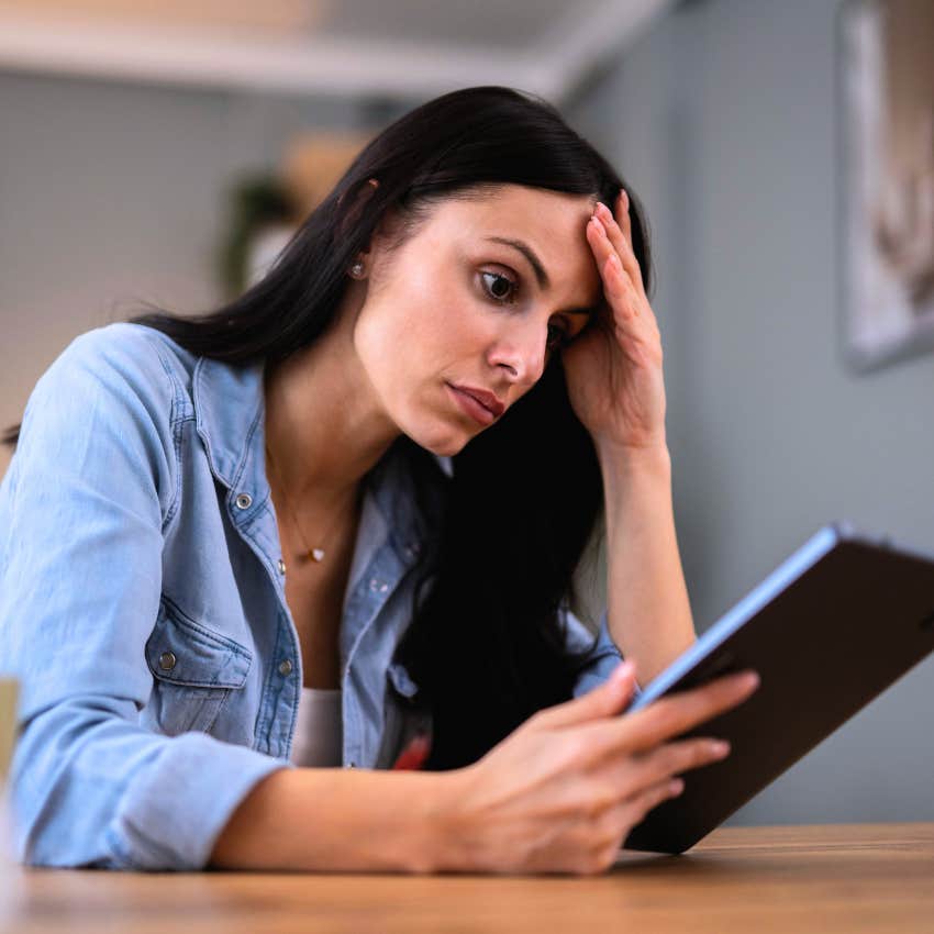 Woman feeling a pressure to be okay 24/7 at home.