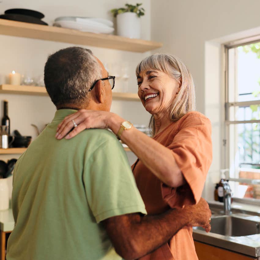 woman with adhd being romantic with her partner