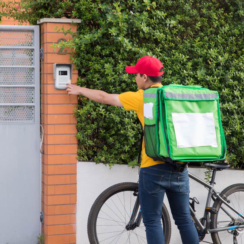 newspaper delivery person
