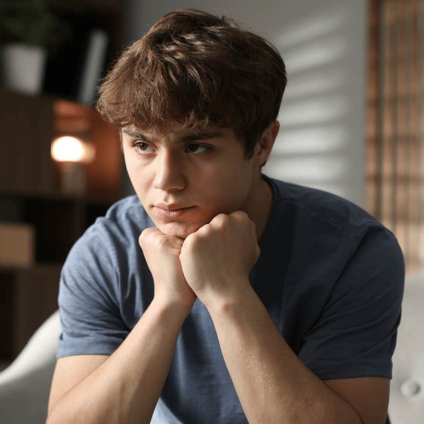 anxious young man believing he was born with anxiety