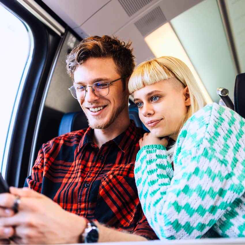 Gen Z couple cherishing small moments together