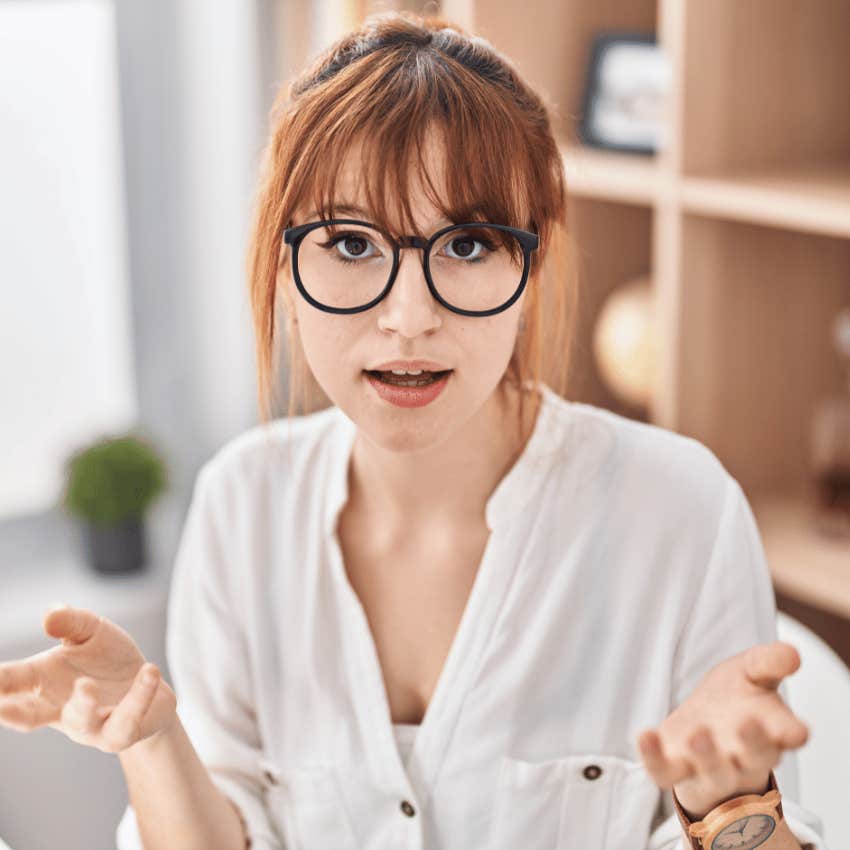 chill woman asking for what she wants