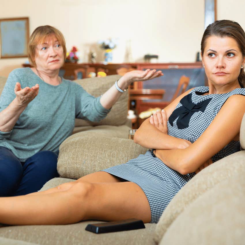 clueless parent telling adult child to stop living in fantasy world