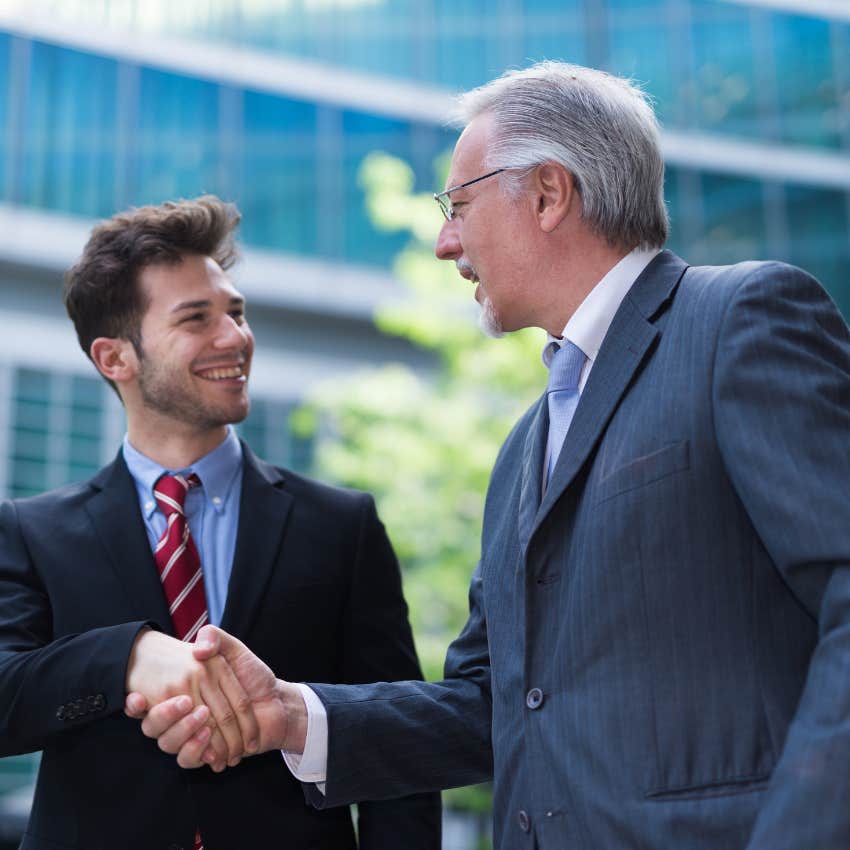 man without integrity making promises he won't follow through on
