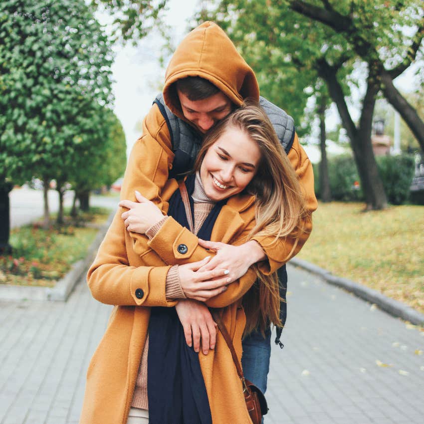 couple in love who rarely fight dirty in their marriage