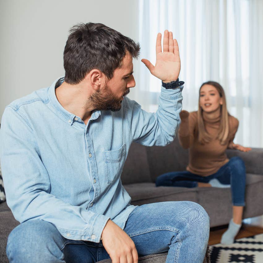 creepy guys telling woman there you go again