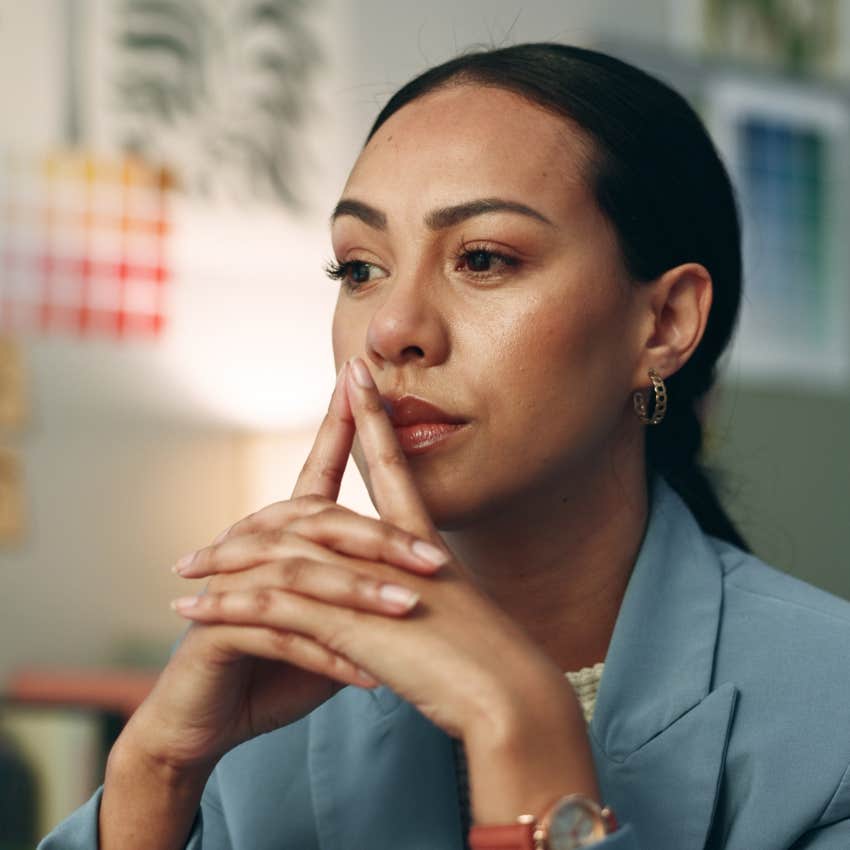 intelligent woman who owns up to her mistakes