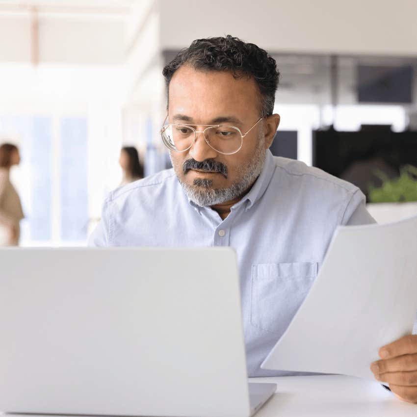 disciplined man eliminating everything except what he's focused on