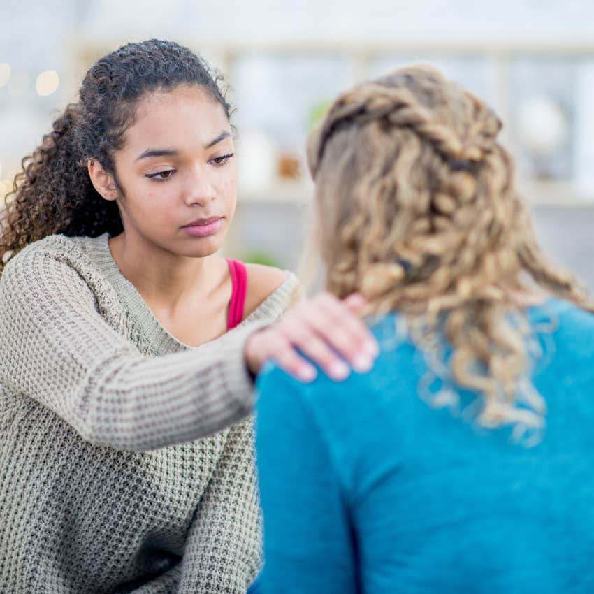 woman who shows love by problem solving stepping in to help before she's asked