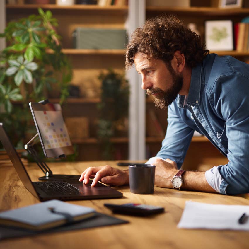 man working hard feeling like he has to earn free time