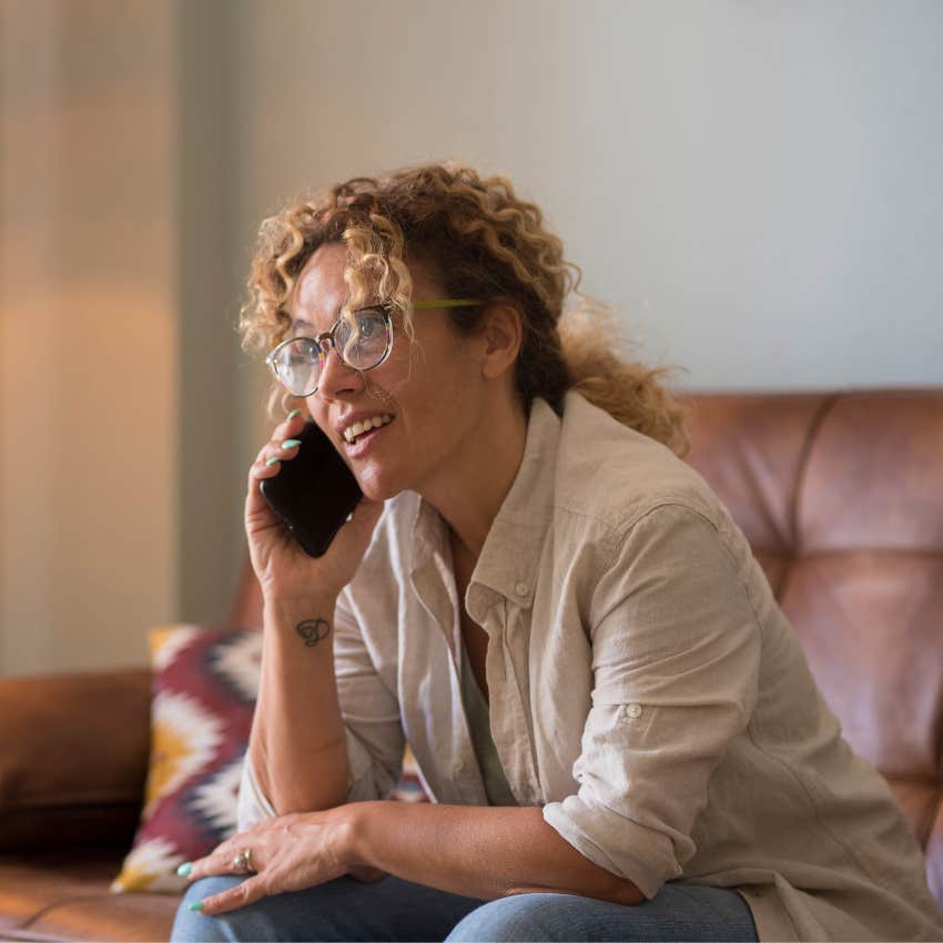 woman who likes mental and emotional alone time telling friend she isn't feeling well to get out of plans