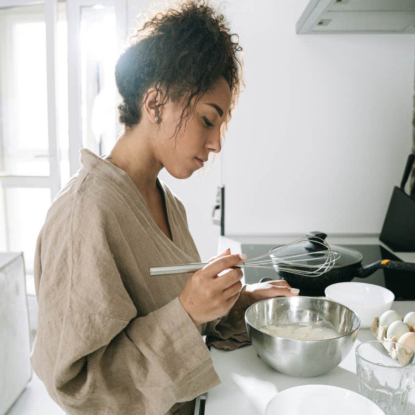 woman who makes self-care as simple as possible
