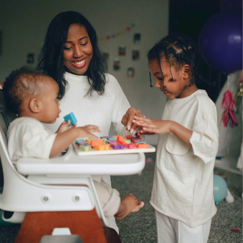 millennial mom leading with gentle parenting for her kids