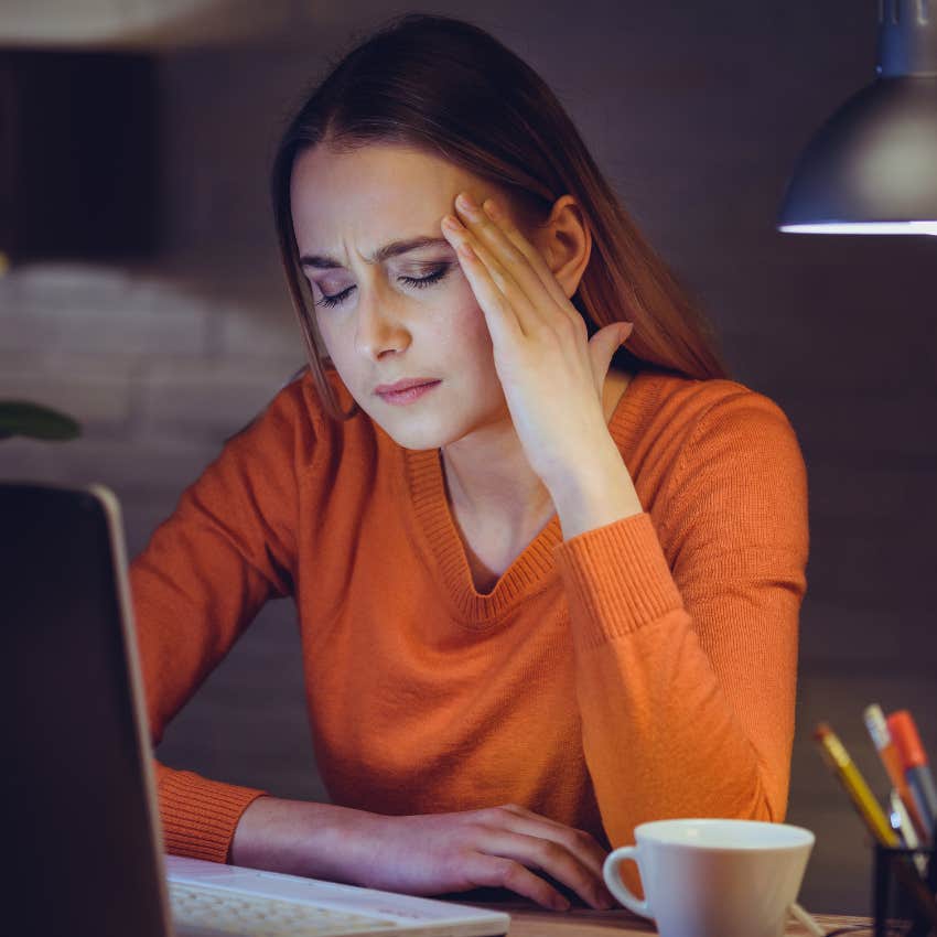 woman who doesn't have a boundary about being unavailable after work hours