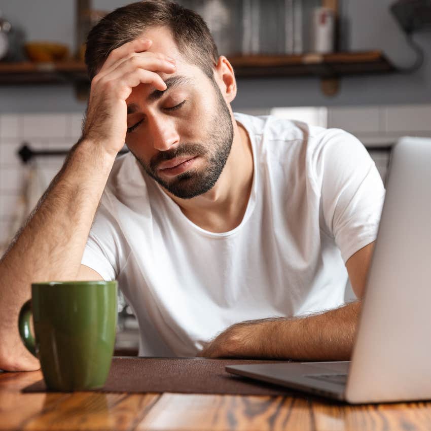 man not giving himself permission to rest