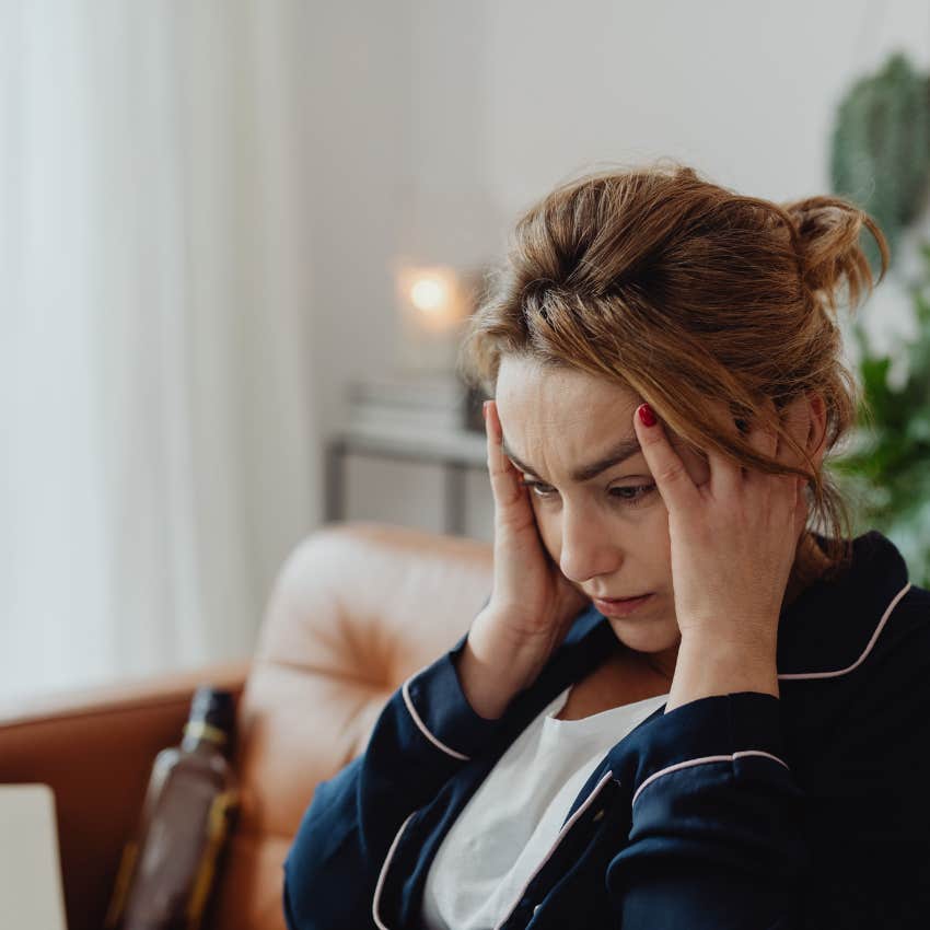 Thoughtful adult overwhelmed while comparing multiple major life choices and trying to decide which path is right for them