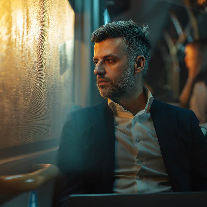gen x man struggling with boundaries on his own