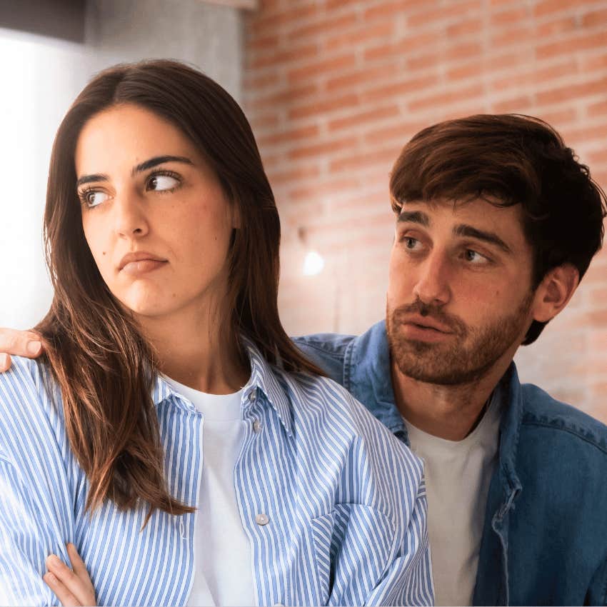 immature couple avoiding difficult conversations