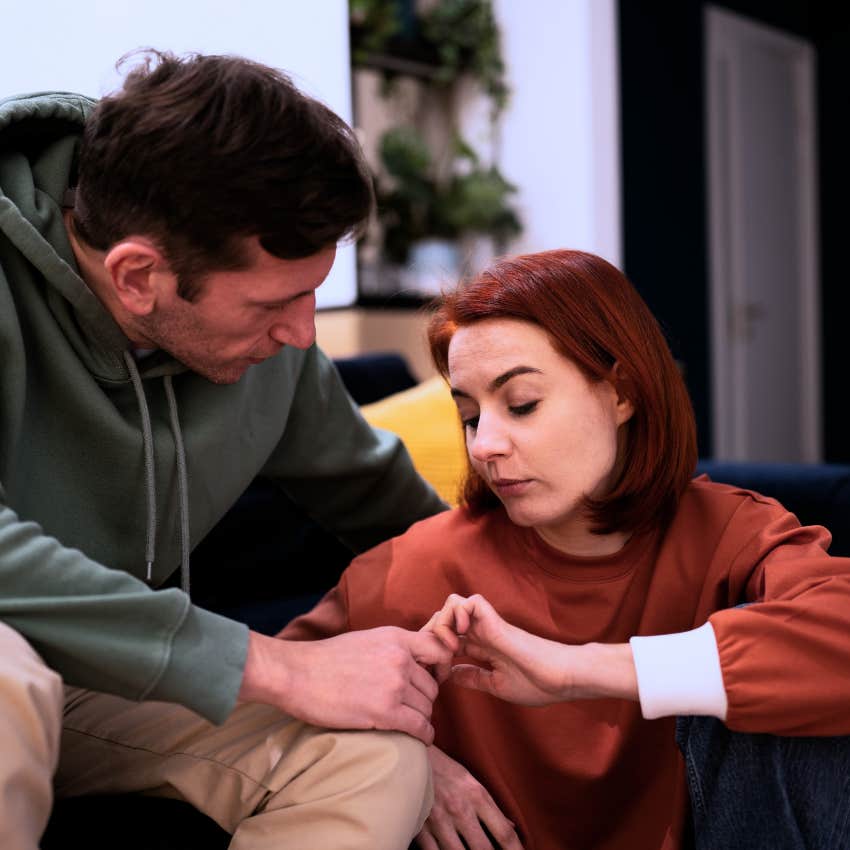 woman trying to prove herself to a partner