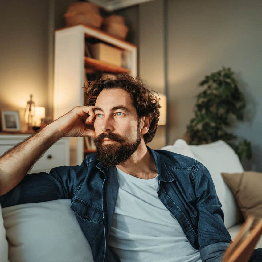 man with high emotional intellect validating his emotions without judgment