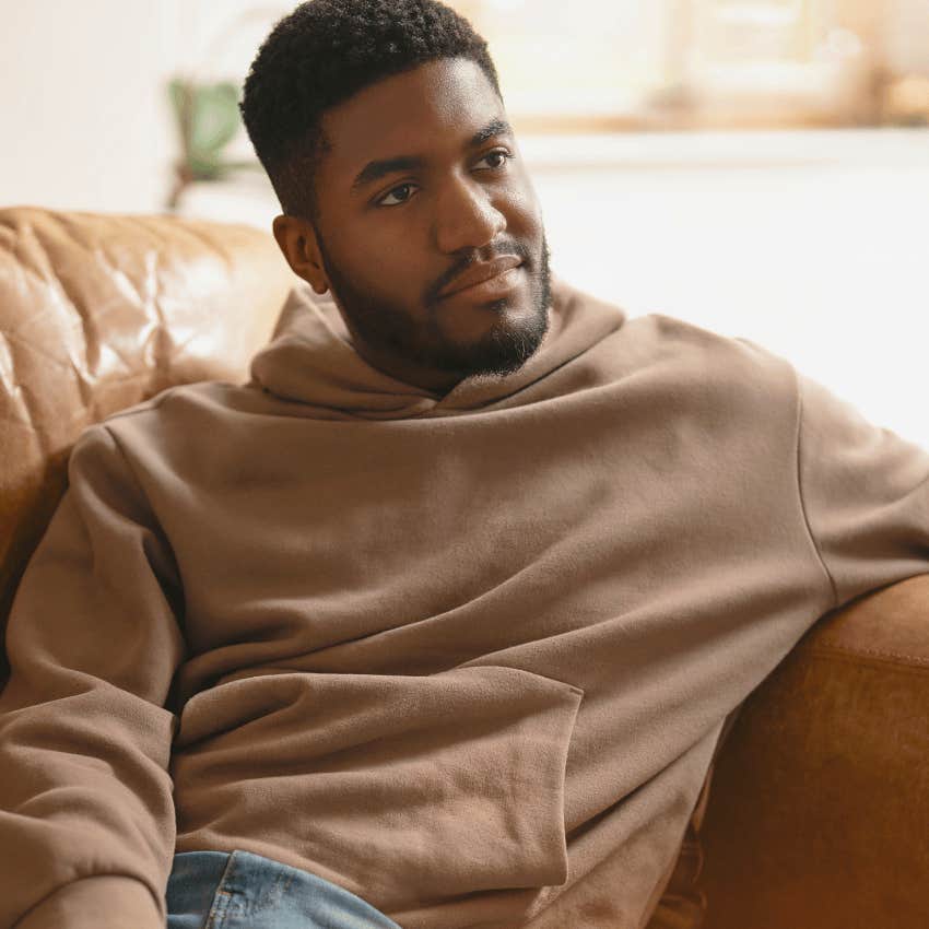 man with inner peace updating his expectations