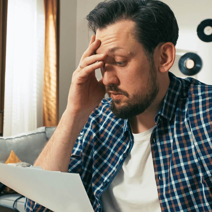 man struggling to stick to his goals because he is being a perfectionist