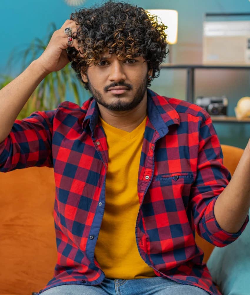 mentally and emotionally childish adult man saying it's not his fault