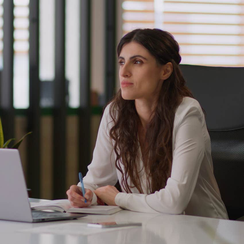 millennial woman thinking about her midlife crisis