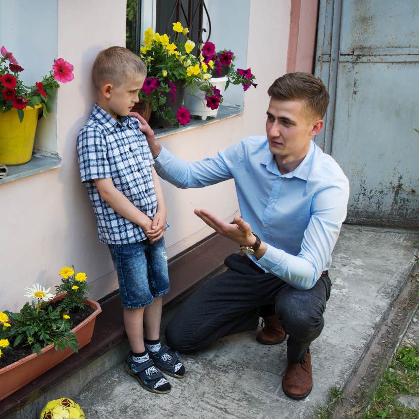 kid with zero respect for authority saying mind your business