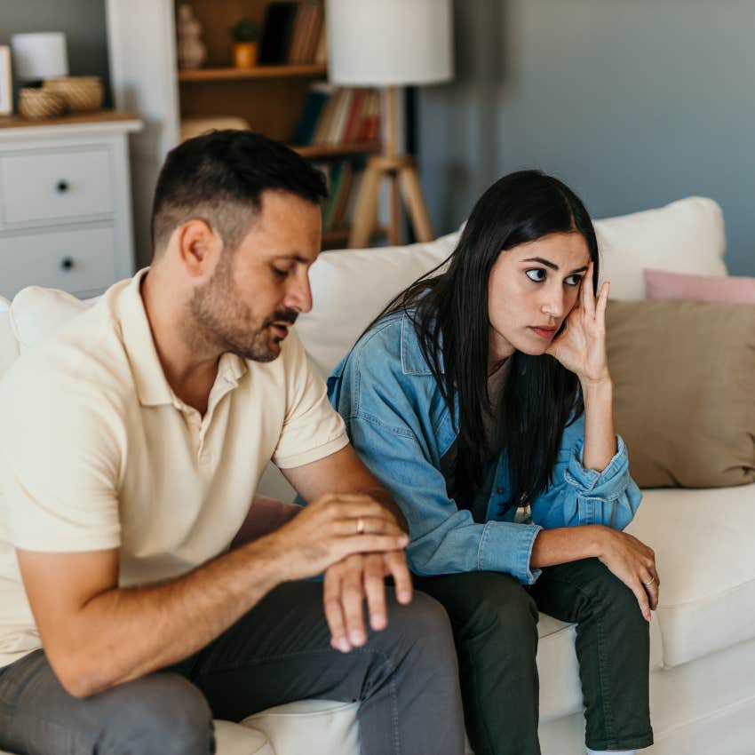mentally and emotionally selfish husband telling wife you don't care