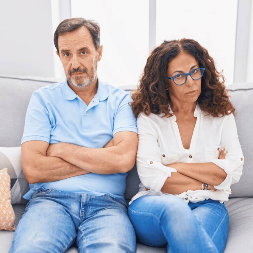 older man not being straightforward to woman