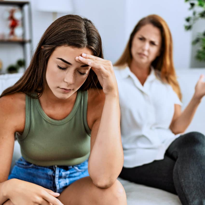 Woman saying that never happened to her upset daughter