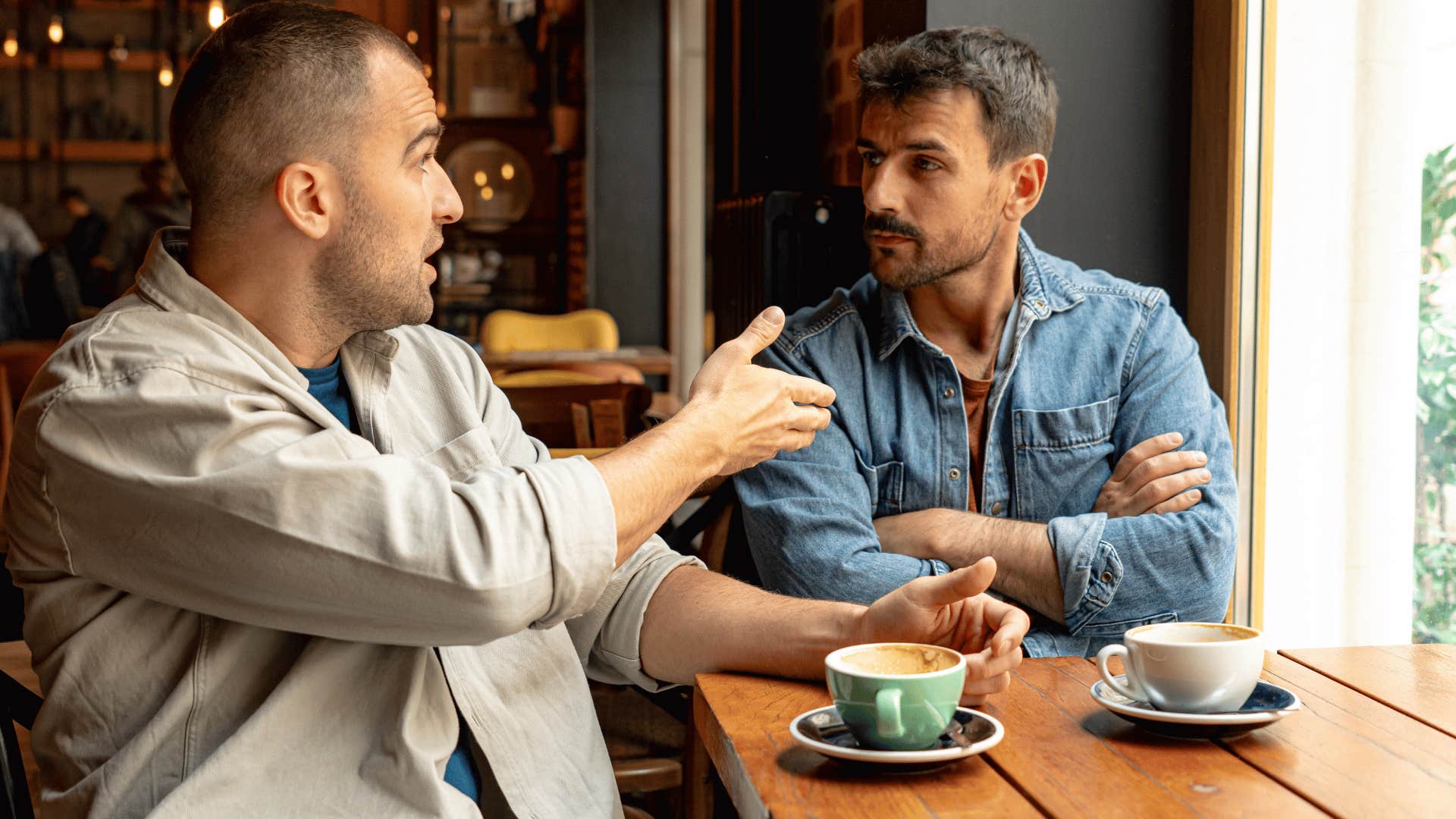 mentally emotionally manipulative man telling person everyone else agrees me