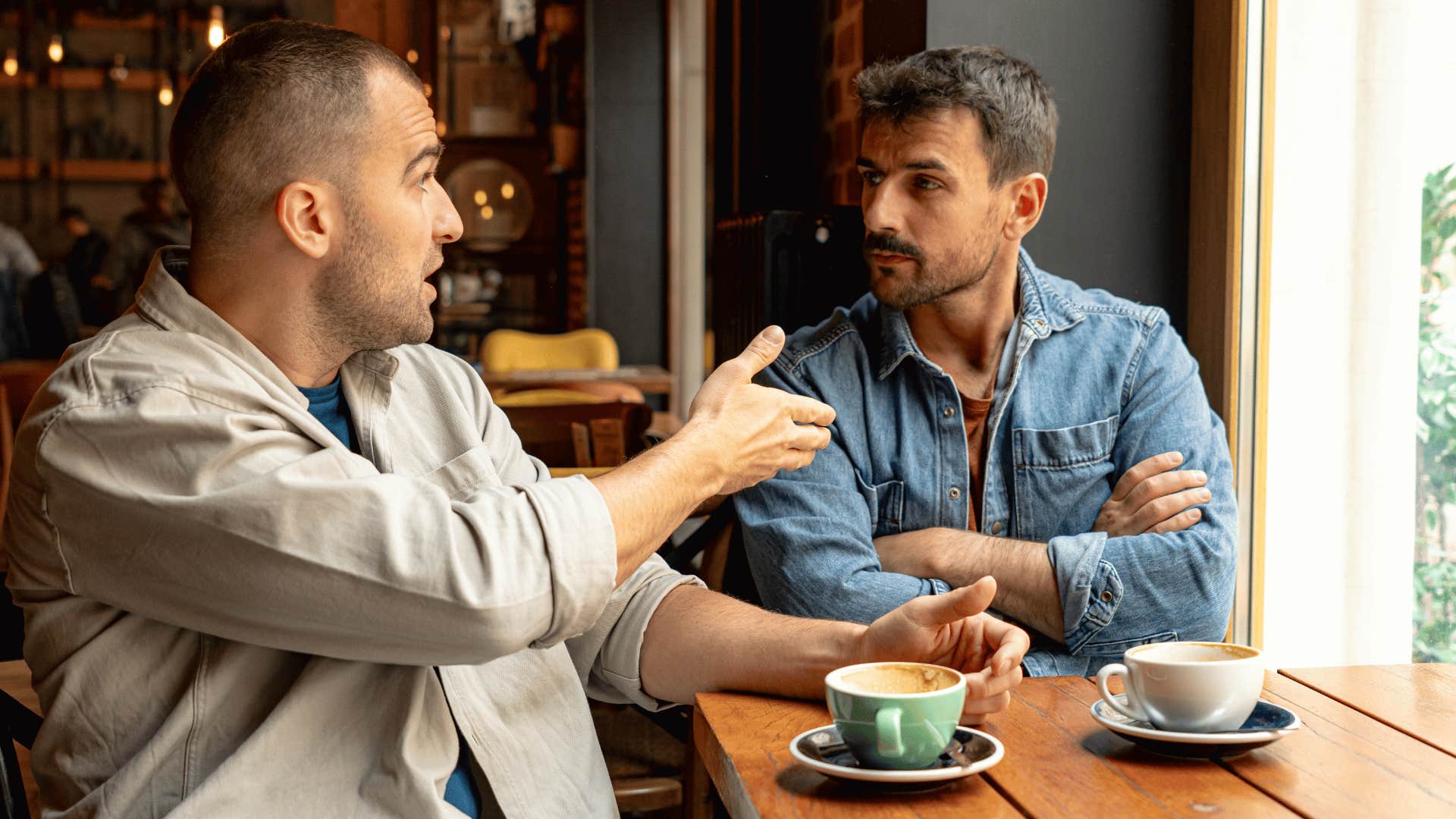 man who claims to be the only real person around is actually being emotionally sketchy