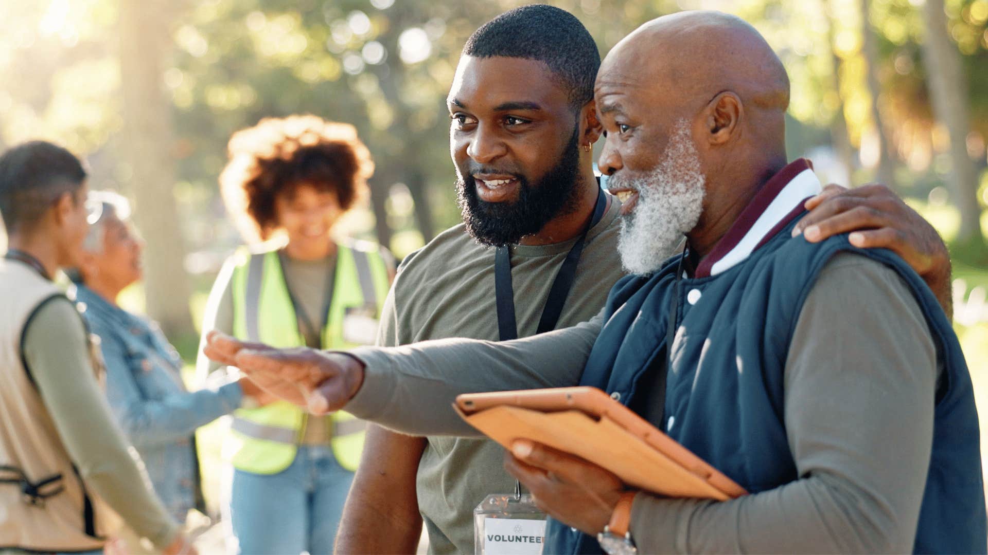 volunteers organizing as they have a deep understanding of what actually matters