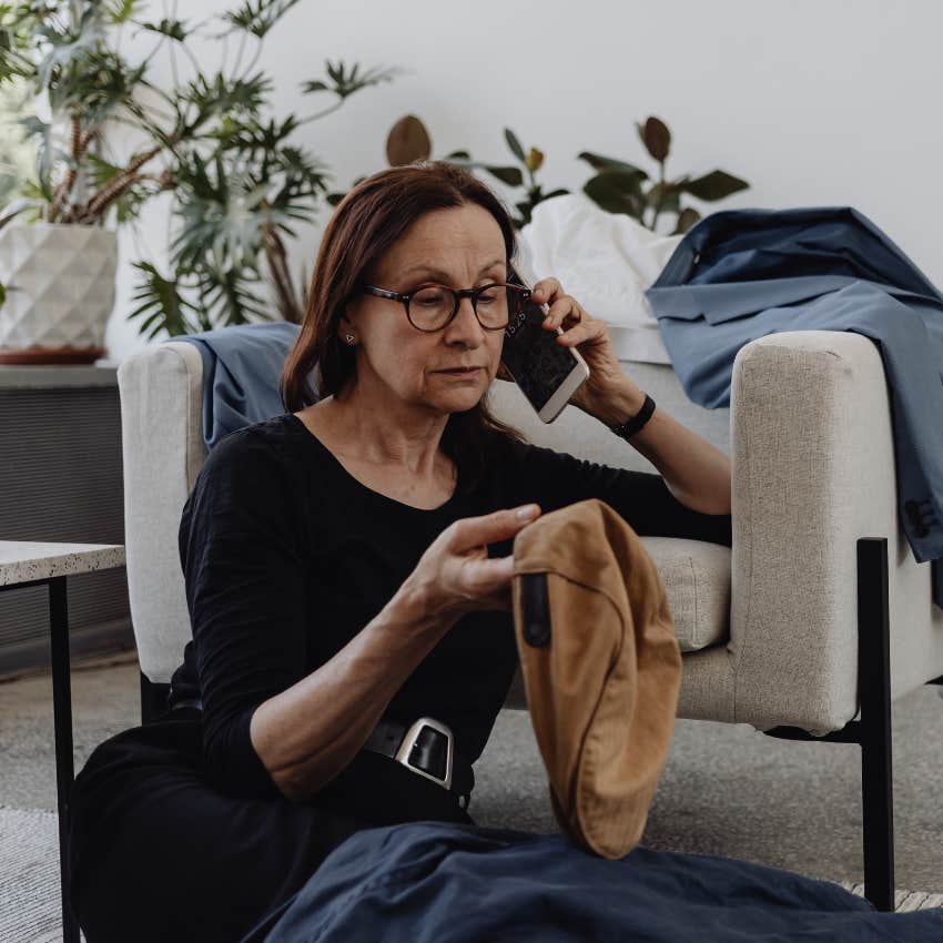 heartbroken woman calling her ex