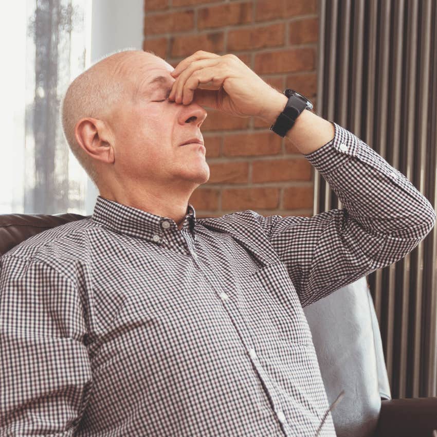 man who's gotten meaner as he gets older and won't tolerate toxic positivity
